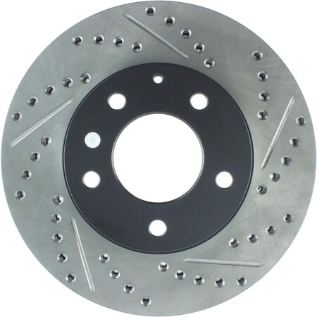 Sport Drilled/Slotted Brake Rotor,127.45053L